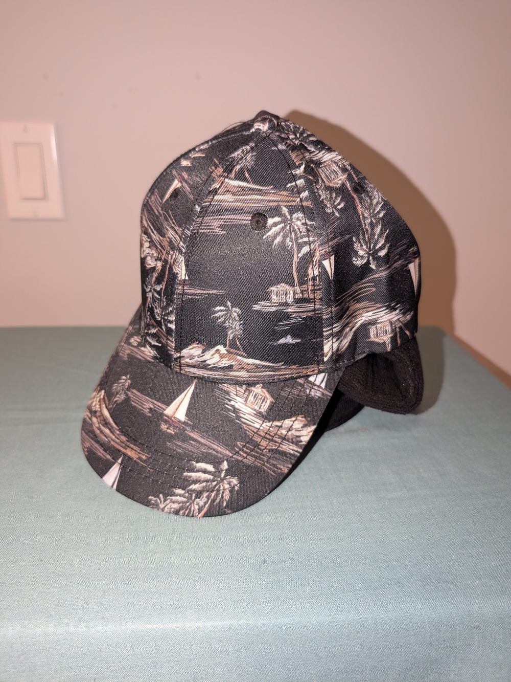 Tropical Print Baseball Cap